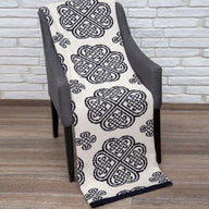 Celtic Spiral Wool Throw, Navy Lifestyle Creative Irish Gifts