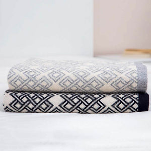 Merino Wool Celtic Diamond Throw Creative Irish Gifts