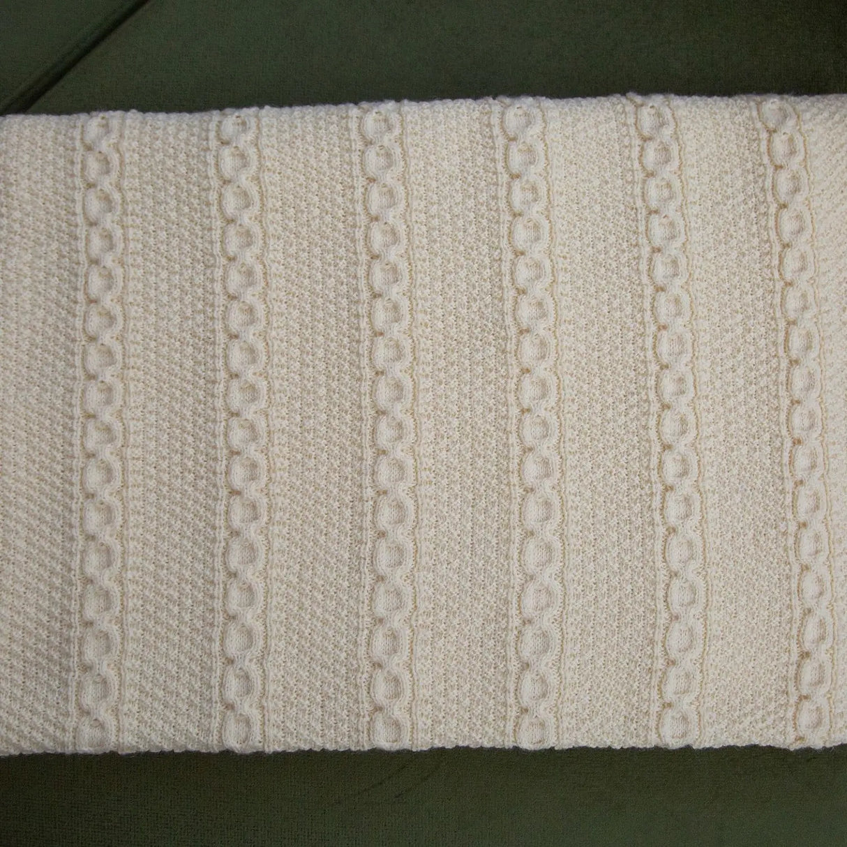 AWT908-300-OS Aran Knit Cable Throw Blanket Creative Irish Gifts