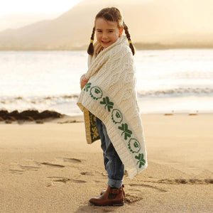 BD505 Merino Wool Irish Sheep Baby Blanke Side Creative Irish gift