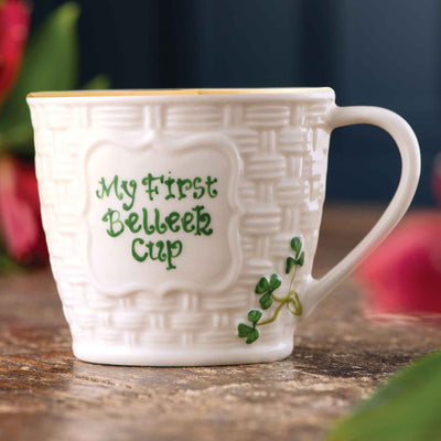 Belleek Shamrock Irish Coffee Mugs– Creative Irish Gifts