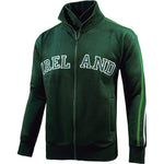 Double Collar Ireland Full Zip Jacket, Green Creative Irish Gifts.com
