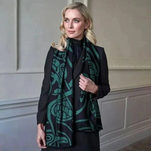 Book of Kells Scarf Themed Reversible Scarf Creative Irish Gifts