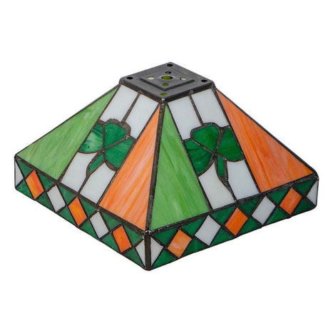 OG720 Stained Glass Irish Shamrock Tiffany Lamp Creative Irish Gifts.com