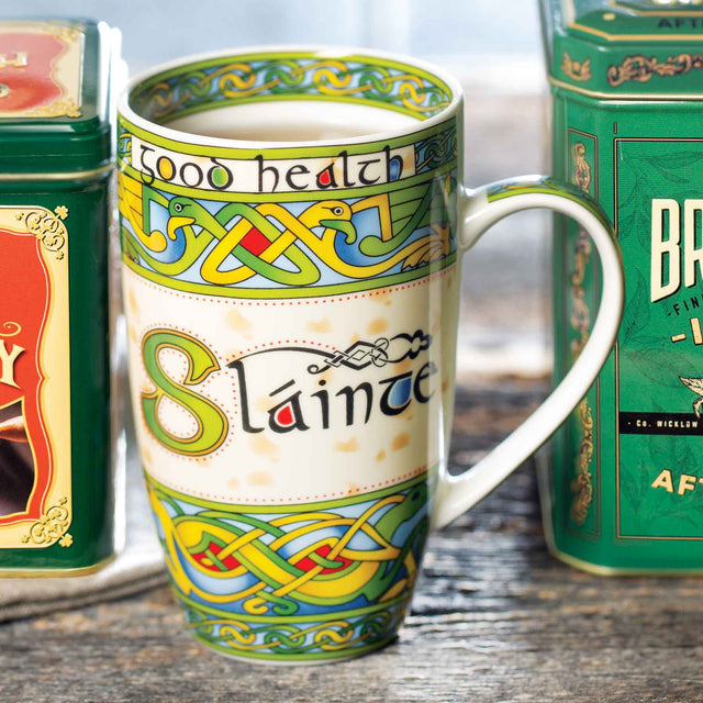 Bone China 'Slainte' Irish Coffee Mug-Creative Irish gift