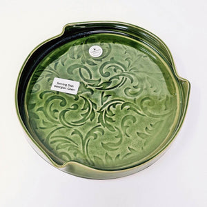 CAP-0016 Celtic Designed Pottery Serving Dish Creative Irish gift