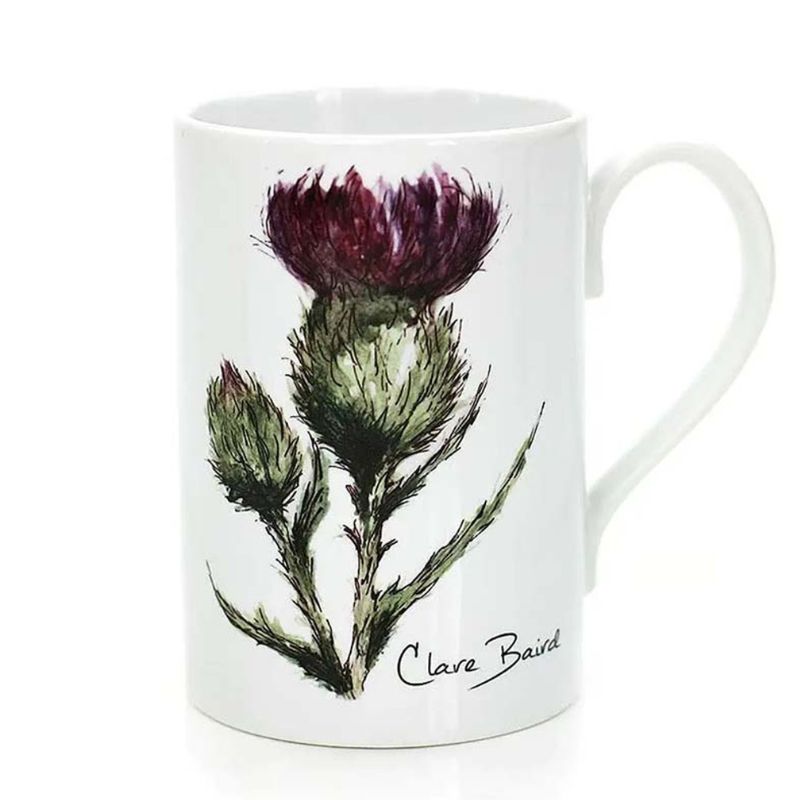 CB-HCM-01 Porcelain Scottish Mug with Thistle Design Creative Irish Gifts
