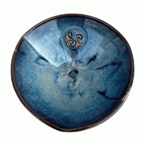 CDR-D10 Handcrafted Celtic Fruit Bowl with Triskelion Motif Creative Irish Gifts
