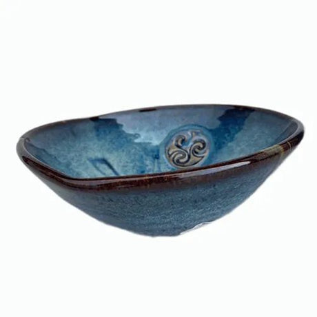 CDR-D10 Handcrafted Celtic Fruit Bowl with Triskelion Motif Creative Irish Gifts

