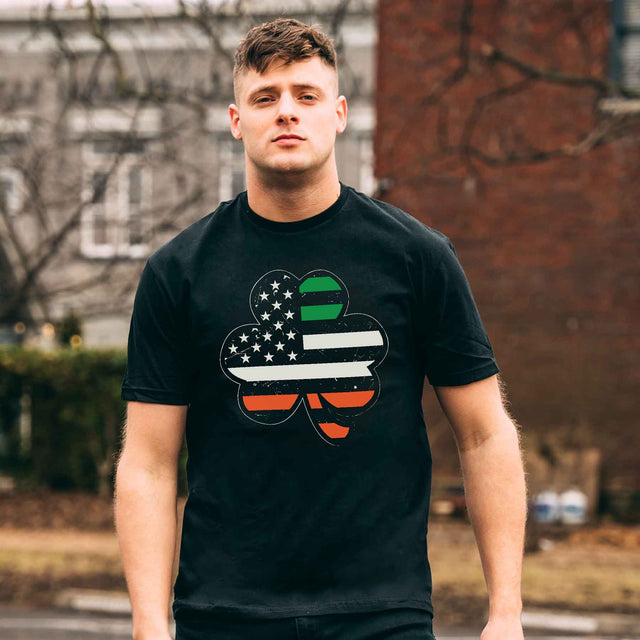 Ireland Flag Shamrock T-Shirt - Creative Irish Gifts