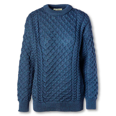 Supersoft Merino Wool Tunic Length Sweater, Blue - Creative Irish Gifts