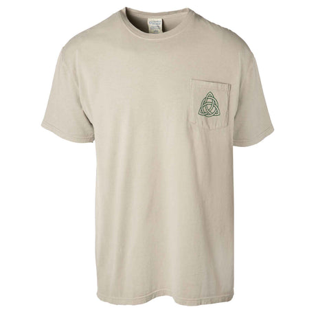 Trinity Knot T-Shirt with Chest Pocket - Creative Irish Gifts