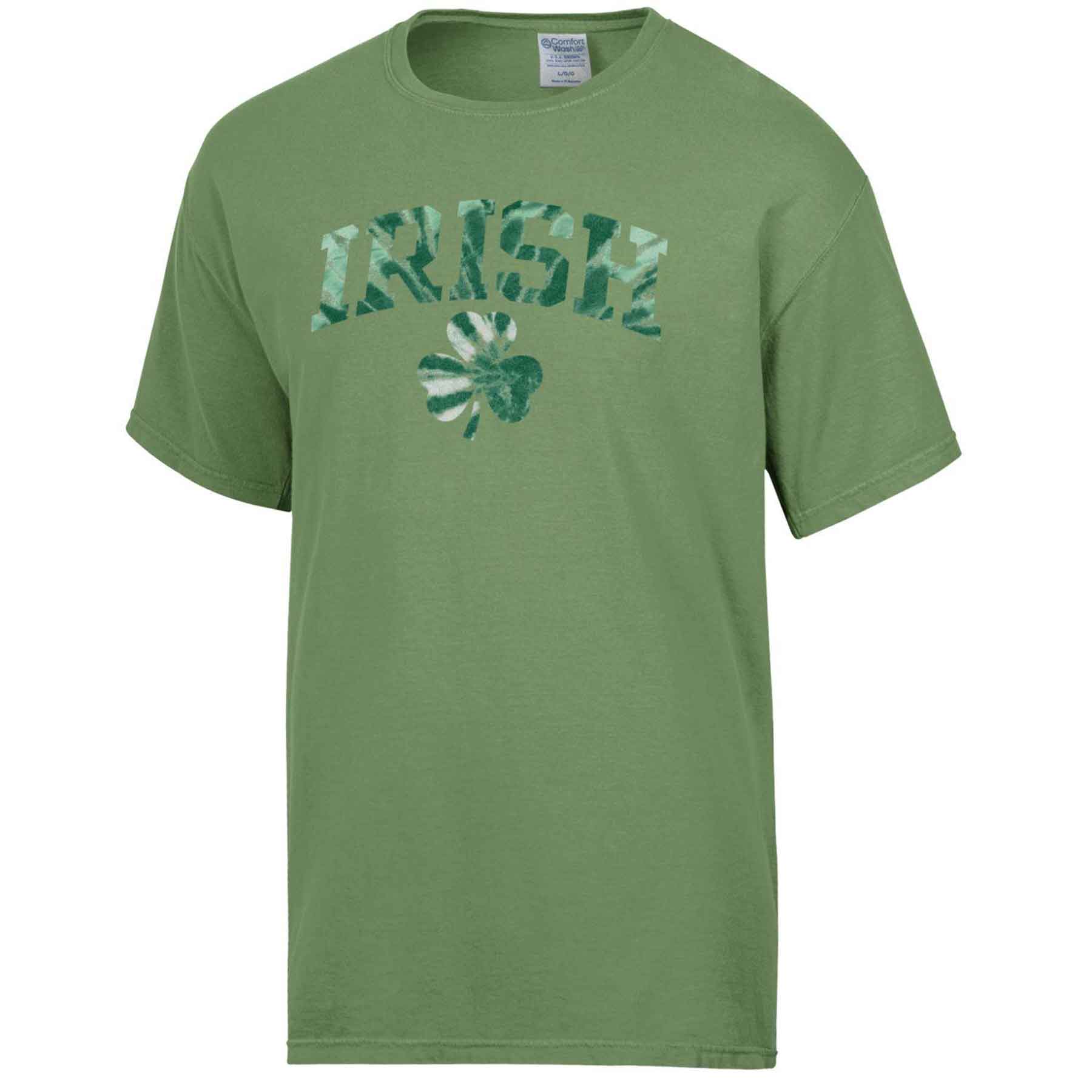 shamrock tie dye shirt
