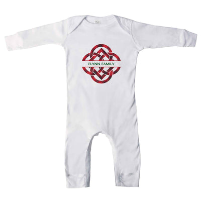 Personalized Celtic Knot Romper, Baby - Creative Irish Gifts