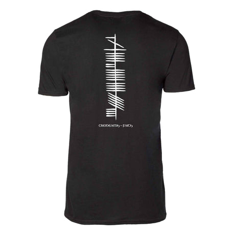 Ogham Faith Shirt, Black - Creative Irish Gifts