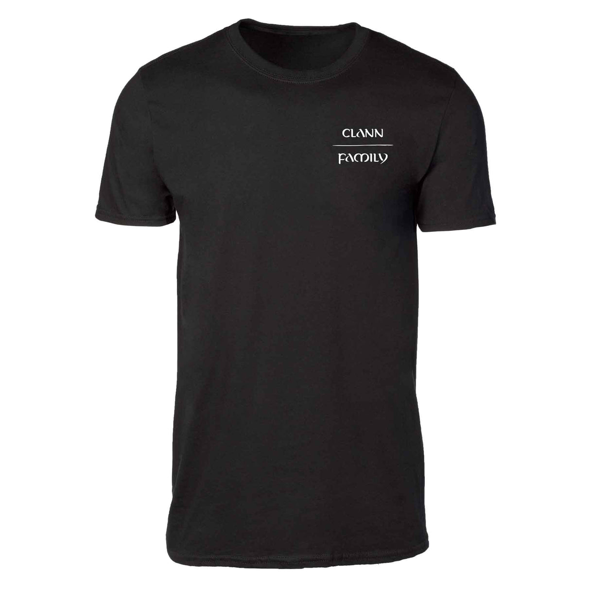 Ogham Family Shirt, Black - Creative Irish Gifts
