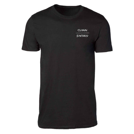 Ogham Family Shirt, Black - Creative Irish Gifts