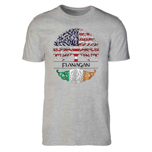 Personalized American Born Irish Roots Shirt - Creative Irish Gifts