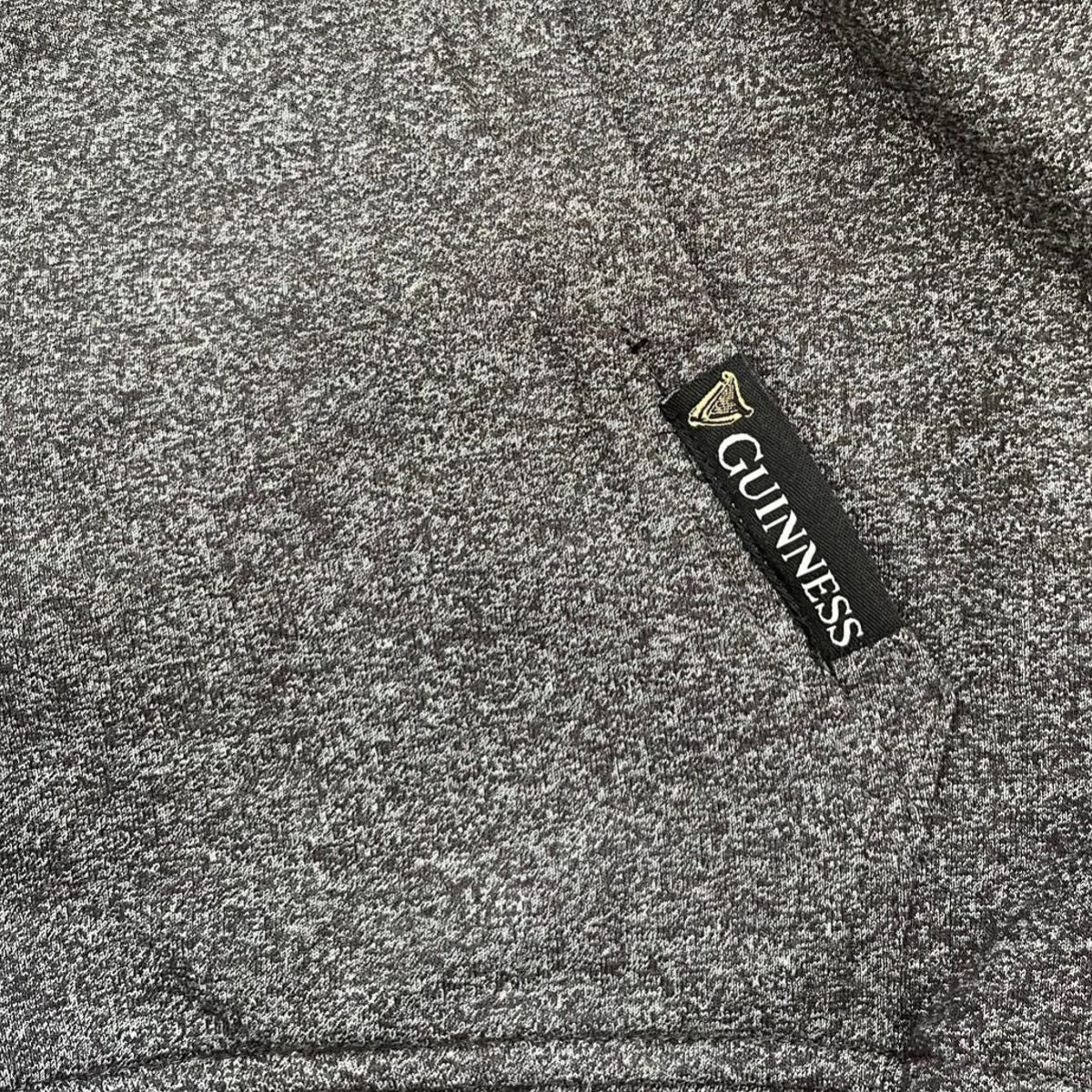 CG923-GRYMD Men's Guinness Foreign Extra Hoodie, Gray Front View Creative Irish Gifts.com