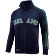 CG924-BLKMD Double Collar Ireland Full Zip Jacket, Navy Creative Irish Gifts.com
