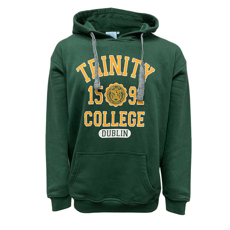 CG926-BLKMD Men's Trinity College Dublin Irish Hoodie Creative Irish Gifts.com