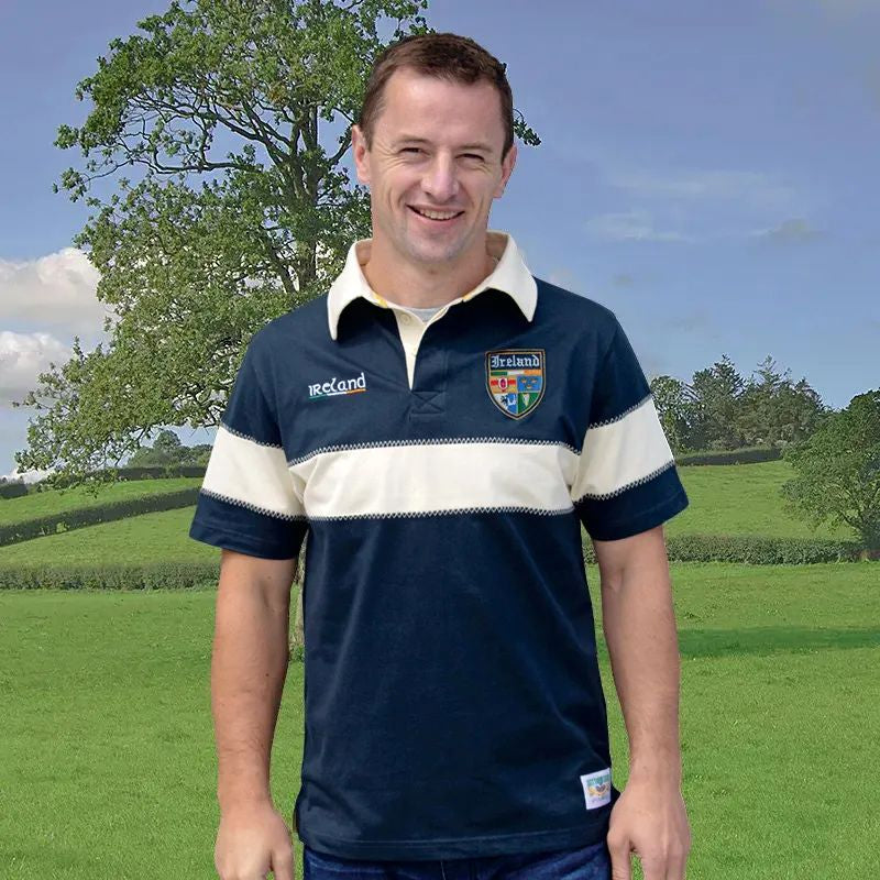 CG978 Men's Irish Embroidered Cotton Polo Shirt Creative Irish Gifts.com