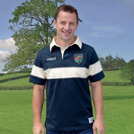 CG978 Men's Irish Embroidered Cotton Polo Shirt Creative Irish Gifts.com