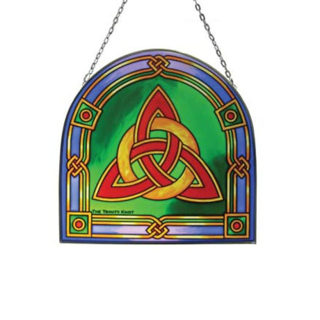 Trinity Knot Stained Glass Wall Art Creative Irish Gifts