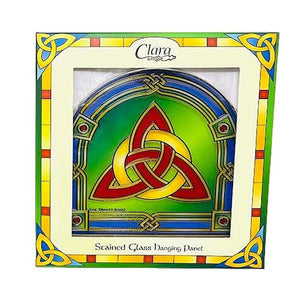 Trinity Knot Stained Glass Wall Art Creative Irish Gifts