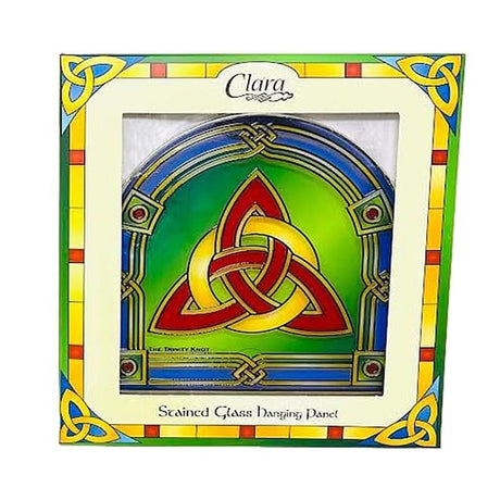 Trinity Knot Stained Glass Wall Art Creative Irish Gifts
