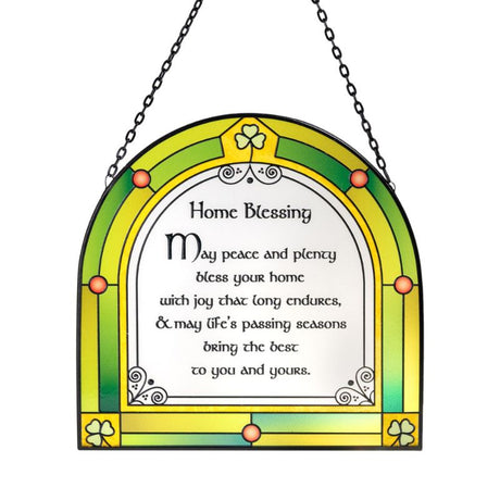 Stained Glass Irish Blessing Wall Decor Creative Irish Gifts