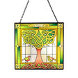 Stained Glass Irish Tree of Life Wall Hanging Creative Irish Gifts