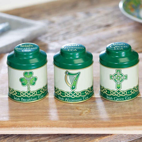 Set of 3 Irish Teas: Breakfast, Afternoon & Green Front View Creative Irish Gift