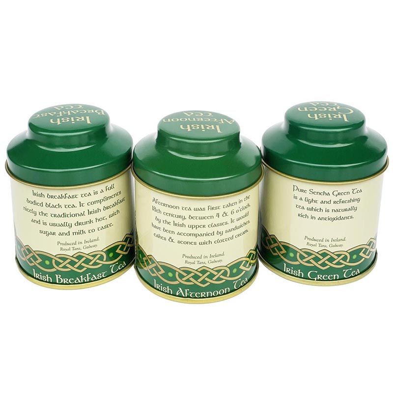 Set of 3 Irish Teas: Breakfast, Afternoon & Green Back View Creative Irish Gift