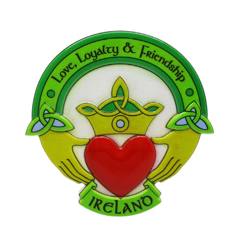 Resin Claddagh Magnet Creative Irish Gifts.com