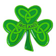 Resin Shamrock Magnet Creative Irish Gifts.com