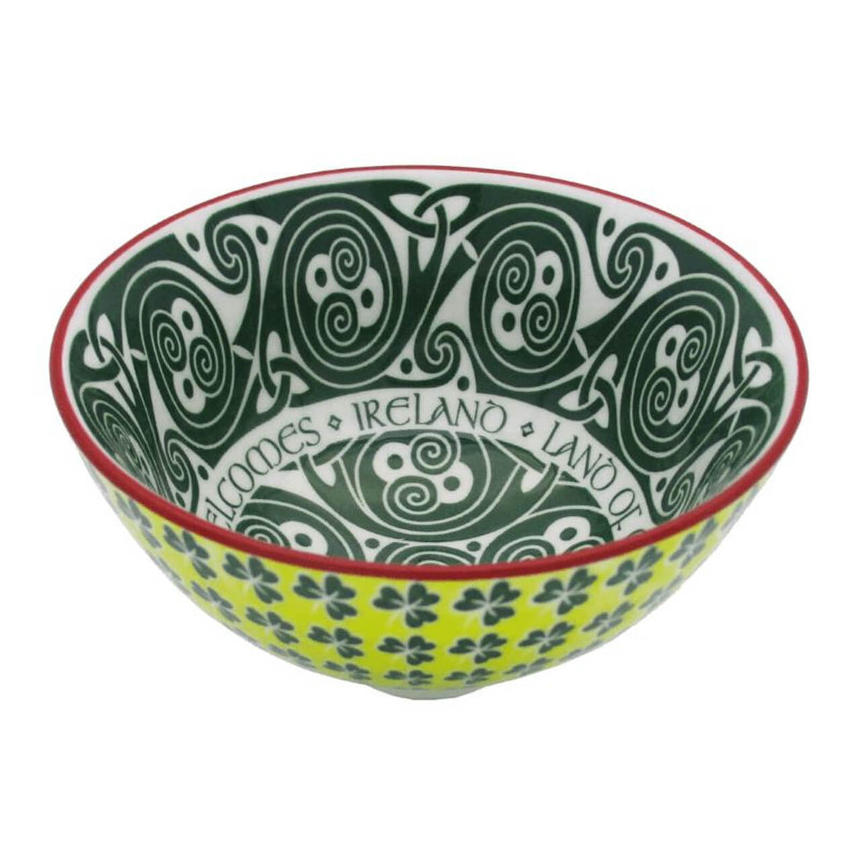 CL-104-12 Book of Kells Irish Soup Bowl Side Creative Irish gift