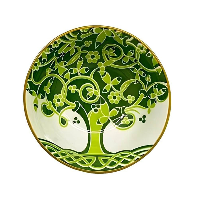 CL-104-550 Bone China Celtic Tree of Life Bowl Front Creative Irish gift