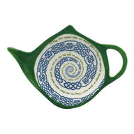 Bone China Irish Blessing Tea Bag Holder May The Road Creative Irish Gifts