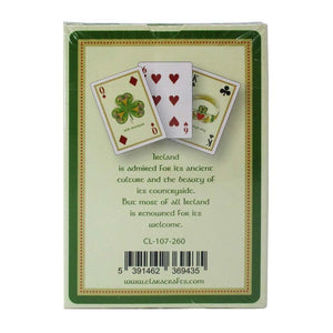 CL-107-260 Weave Design Ireland Playing Cards Back Creative Irish gift