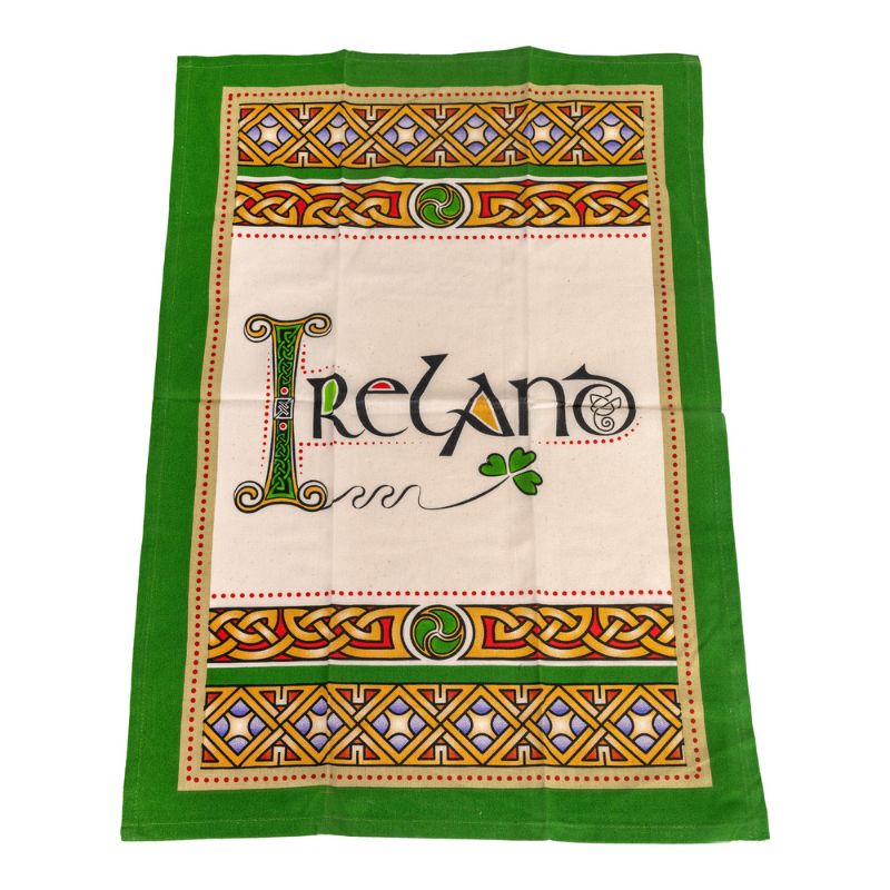 CL-107-New Bone China Celtic Towel Creative Irish Gifts 
