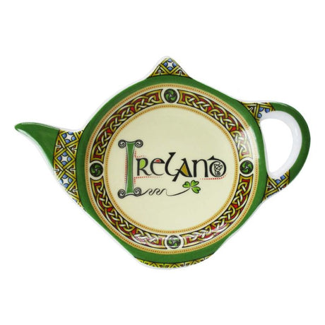 CL-107-New Bone China Celtic Tea Bag Holder Creative Irish Gifts 
