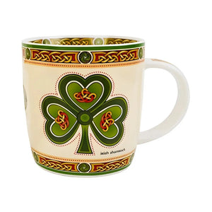HI-Set-509 Set of 2 Bone China Irish Shamrock Mugs Creative Irish Gifts