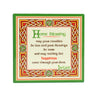 CL-109- Cork Backed Ceramic Irish Coaster, Home Blessing Creative Irish Gifts

