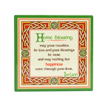 CL-109- Cork Backed Ceramic Irish Coaster, Home Blessing Creative Irish Gifts
