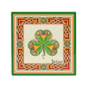 CL-109- Cork Backed Ceramic Irish Coaster,shamrock Creative Irish Gifts
