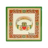 CL-109- Cork Backed Ceramic Irish Coaster, Claddagh Creative Irish Gifts
