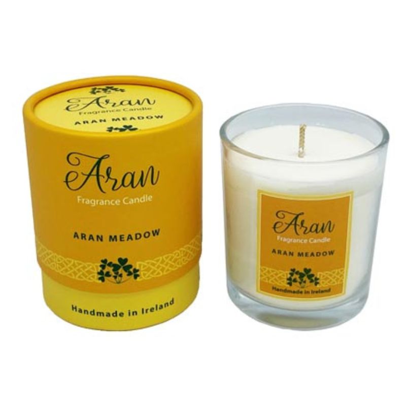Handmade Aran Scented Irish Candle Meadow Studio Creative Irish Gifts