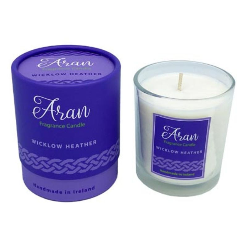 Handmade Aran Scented Irish Candle Wicklow Heather Creative Irish Gifts
