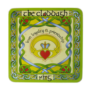 CL-73-20 Cork Back Ireland Coasters Claddagh Ring Creative Irish Gifts
